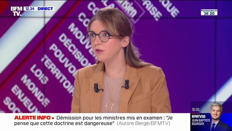 Adrien Quatennens visé par une plainte: Aurore Bergé se dit favorable à son exclusion de l'Assemblée nationale