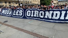 La manifestation des Ultras girondins