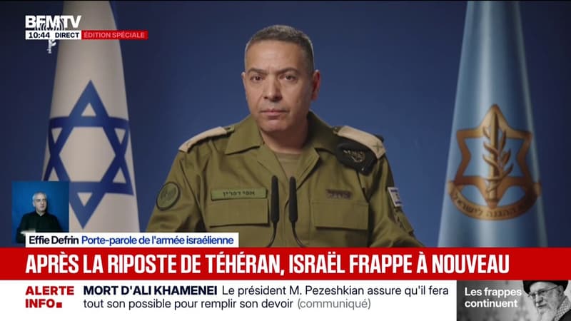 "Nous avons souhaité détruire l'axe de la terreur", affirme Effie Defrin, porte-parole de l'armée israélienne