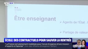 Manque de professeurs: des contractuels pour sauver la rentrée scolaire