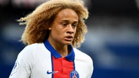 Le milieu de terrain néerlandais du Paris Saint-Germain, Xavi Simons, lors du match amical contre Sochaux, le 5 juillet 2020 au Parc des Princes à Paris