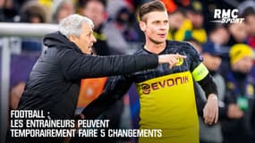 Football : Les entraîneurs peuvent temporairement faire cinq changements