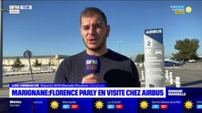 Marignane: Florence Parly en visite chez Airbus