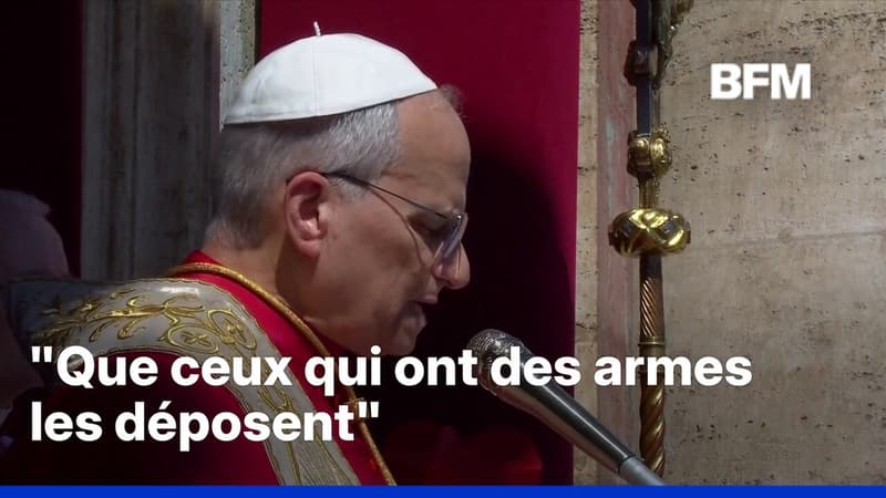 "Que ceux qui ont des armes les déposent": le message de paix du pape