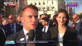 Flamme olympique à Marseille: "On peut être fiers" affirme Emmanuel Macron