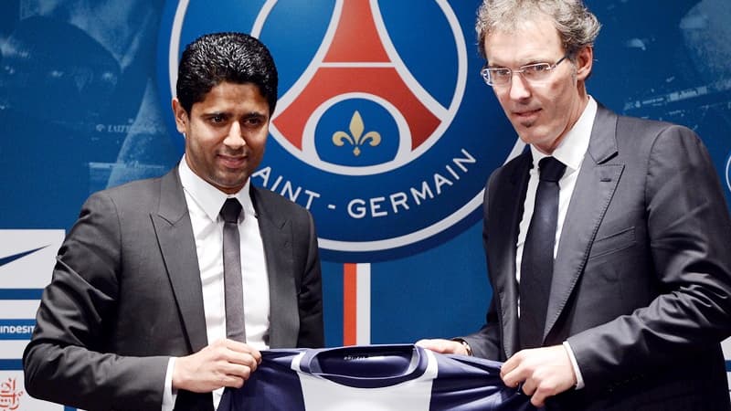 Nasser Al-Khelaïfi et Laurent Blanc