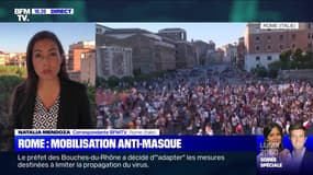Rome: mobilisation anti-masque - 05/09