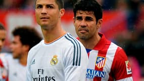 Cristiano Ronaldo et Diego Costa