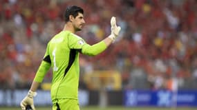 Thibaut Courtois face à l'Autriche, le 17 juin 2023.