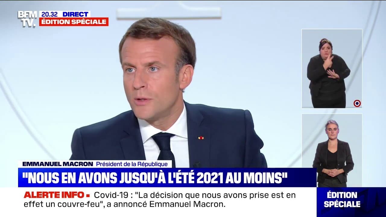 Emmanuel Macron annonce le lancement de l'application ...