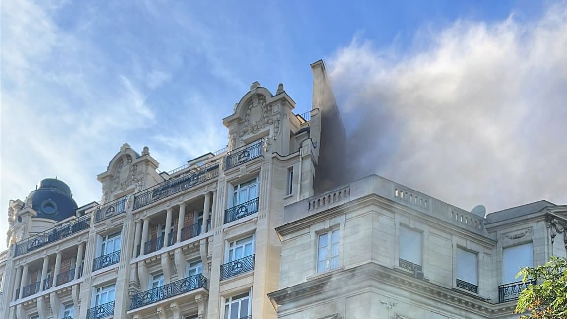 Paris: un incendie se déclare près du Trocadéro, quatre blessés légers