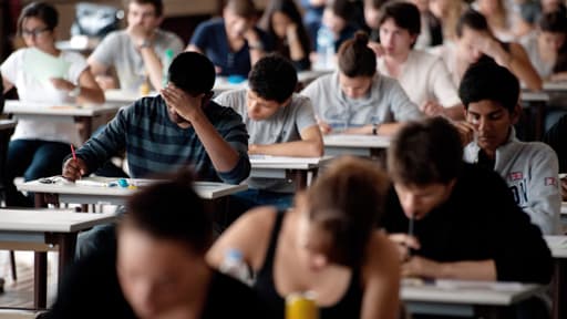 Une épreuve du bac au lycée Camille-Sée, en 2011 à Paris.
