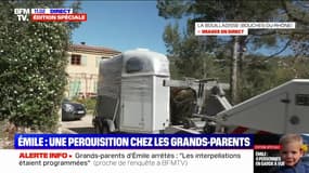 Mort d'Émile: un van pour chevaux saisi par les enquêteurs au domicile des grands-parents à La Bouilladisse, lors de la perquisition 
