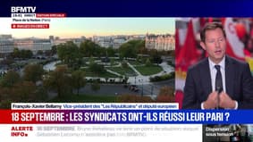 18 septembre: "Les manifestants défilent derrière de fausses promesses", estime François-Xavier Bellamy, vice-président des Républicains