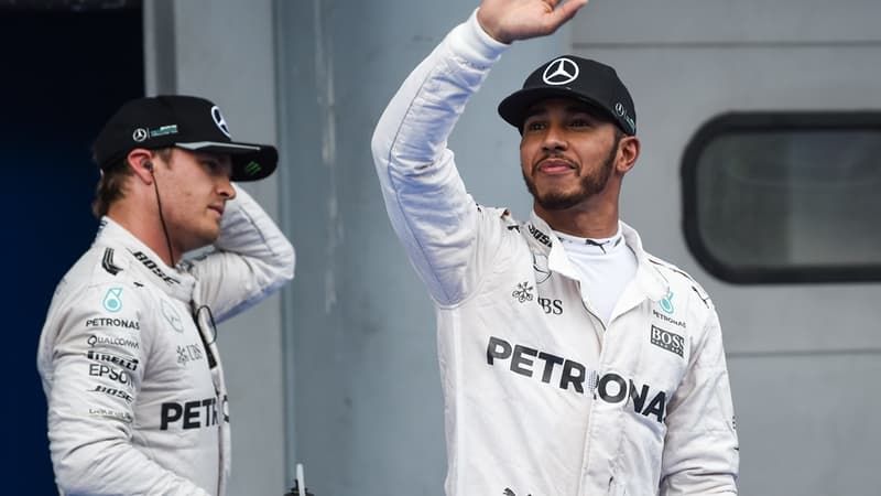 Lewis Hamilton et Nico Rosberg