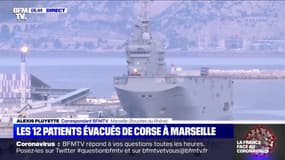 Les 12 patients atteints du coronavirus évacués de Corse sont arrivés à Marseille