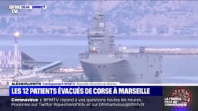 Les 12 patients atteints du coronavirus évacués de Corse sont arrivés à Marseille