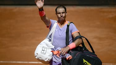 Rafael Nadal à Rome le 11 mai 2024.
