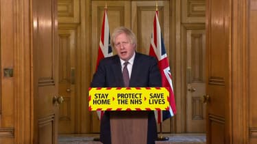 Le Premier ministre Boris Johnson lundi 8 mars 2021
