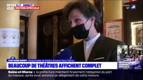 Paris: le théâtre Antoine affiche complet pour sa réouverture