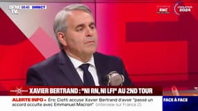 Législatives: Xavier Bertrand se dit "prêt à voter blanc" s'il a le choix "entre le RN et LFI"