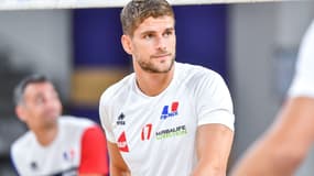Trévor Clevenot en août 2022 avec le groupe France
