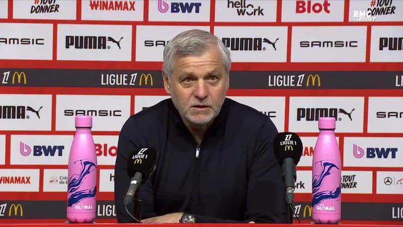 Rennes 1-2 Lille : "Une très très belle opération", apprécie Genesio