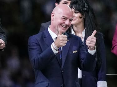 Gianni Infatino après la finale du Mondial 2022