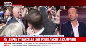 "Je pense que Marine Le Pen est une délinquante", affirme Manuel Bompard, coordinateur de La France insoumise