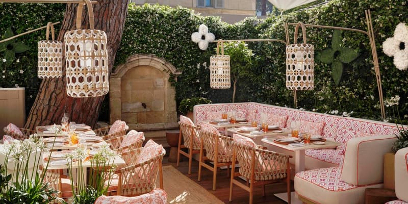 Le restaurant Louis Vuitton à Saint-Tropez