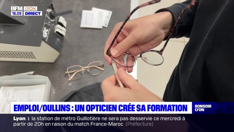 Emploi / Oullins : un opticien crée sa formation