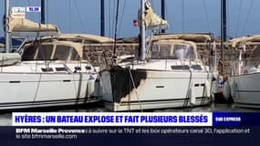 Hyères: un bateau explose et fait plusieurs blessés dans le port Saint-Pierre