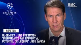 OL-Benfica : Une prestation "insuffisante par rapport au potentiel de l'équipe" juge Garcia
