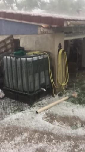 Tempête de grêle dans la Drôme - Témoins BFMTV