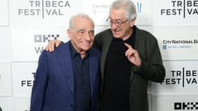 Martin Scorsese et Robert De Niro le 5 juin 2025 à New York réunis pour les 30 ans du film "Casino". 