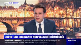 Soignante non-vaccinée contre le Covid réintégrée: "La cour d'appel de Paris a considéré qu'il n'y avait pas lieu à arreter cette réintégration et ce paiement des salaires", affirme son avocat