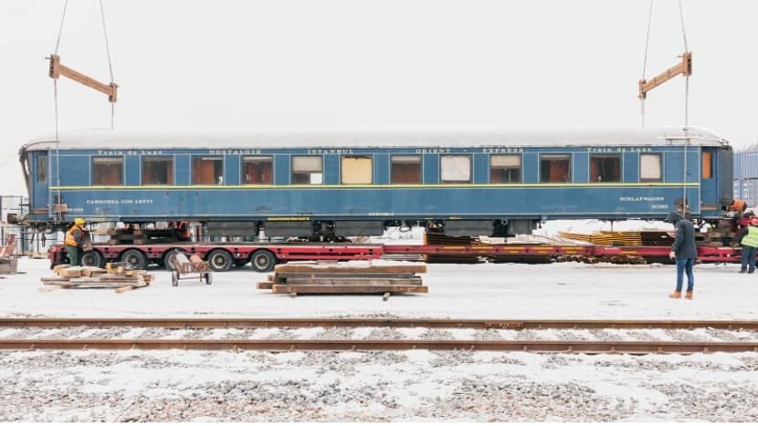 Une voiture de l'Orient Express retrouvée en Pologne