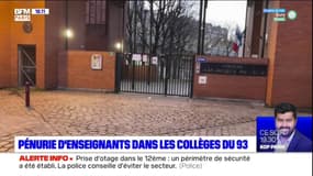 Seine-Saint-Denis: pénurie d'enseignants dans les collèges 