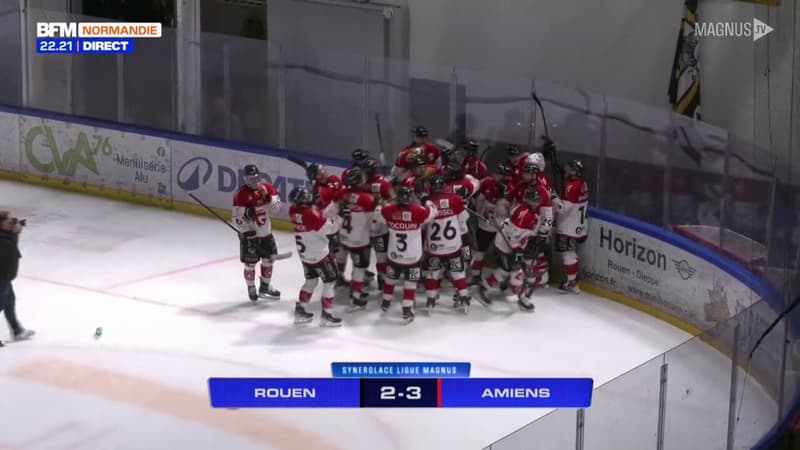 Ligue Magnus: les Dragons de Rouen éliminés après une quatrième défaite face aux Gothiques d'Amiens 