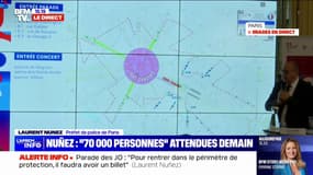 Parade des athlètes: "Les commerces seront fermés à l'exception des hôtels", explique Laurent Nuñez, le préfet de police de Paris