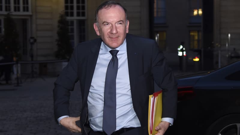 Pierre Gattaz à son arrivé à l'Hôtel de Matignon, mardi 8 mars 2016.