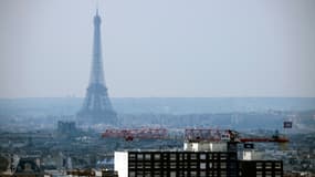 Paris sous les particules fines en mars 2014 (photo d'illustration).