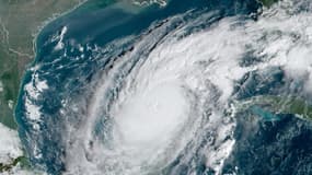 Image satellite de l'ouragan Milton le 8 octobre 2024