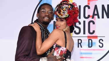 Offset et Cardi B aux American Music Awards, en octobre 2018