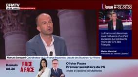 Le PS ne censura pas le gouvernement: Manuel Bompard (LFI) appelle les députés du parti "à désobéir à cette consigne"