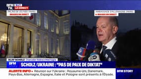 Ukraine: "On n'est pas encore au moment de la paix", déclare le chancelier allemand Olaf Scholz
