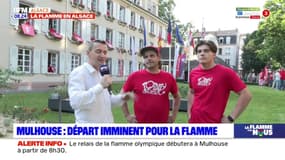 Flamme olympique à Mulhouse: des initiations au skateboard
