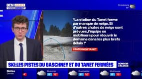 Alsace: les stations du Gaschney et du Tanet fermées par manque de neige