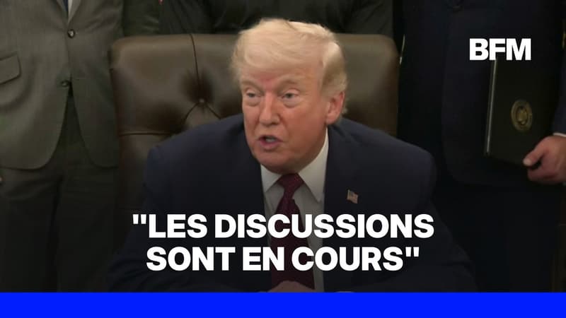 Donald Trump affirme que des discussions ont lieu "en ce moment même" avec l'Iran