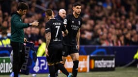 Roman Yaremchuk à son entrée en jeu contre l'Ajax.